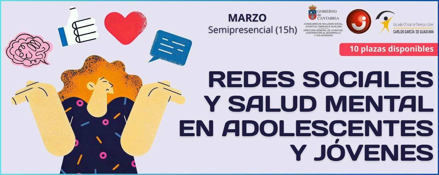 curso redes sociales y salud mental